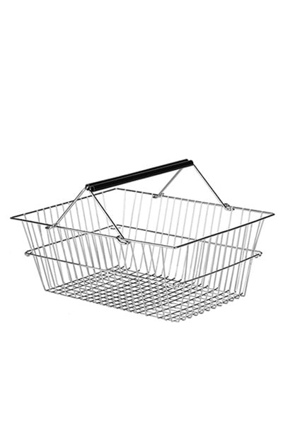 DK-BM05 - Metal Shopping Hand Basket | Shopping Hand Baskets & Grocery Basket | Chariot Shopping