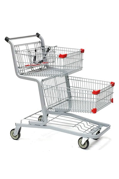 DK-19 Metal Shopping Basket | Shopping Cart & Grocery Trolley | Chariot Shopping