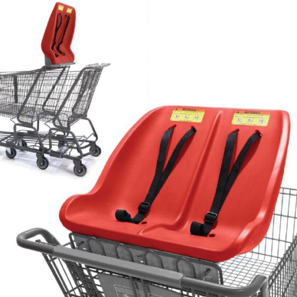 Twin-seat | Grocery Cart & Shopping Trolley Accessories | Chariot Shopping