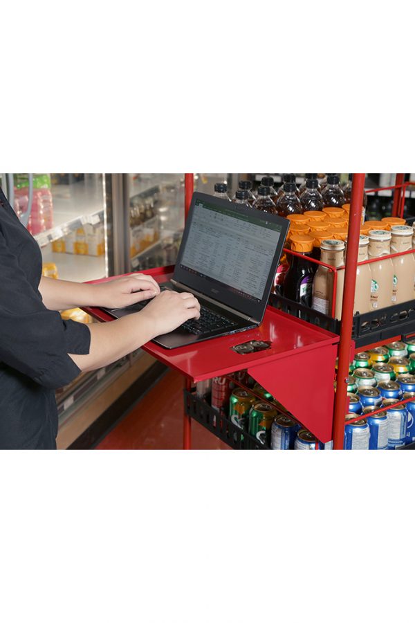 DK-BEVERAGE4 avec tablette - Chariot de manutention et chariot de service - Chariot Shopping