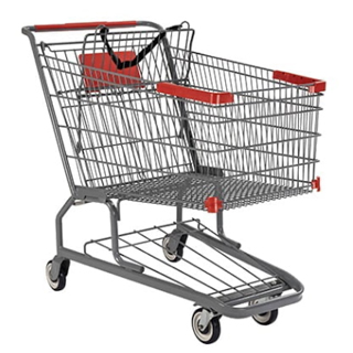 Metal Grocery Cart – Shopping Cart – Drakkar International 